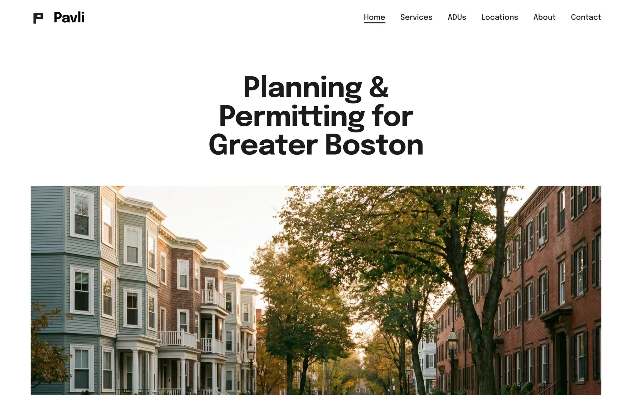 Pavli Planning homepage